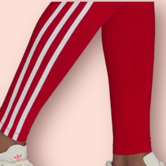 **SOLD** ADIDAS | Full length leggings Red 10 - Picture 3 of 10